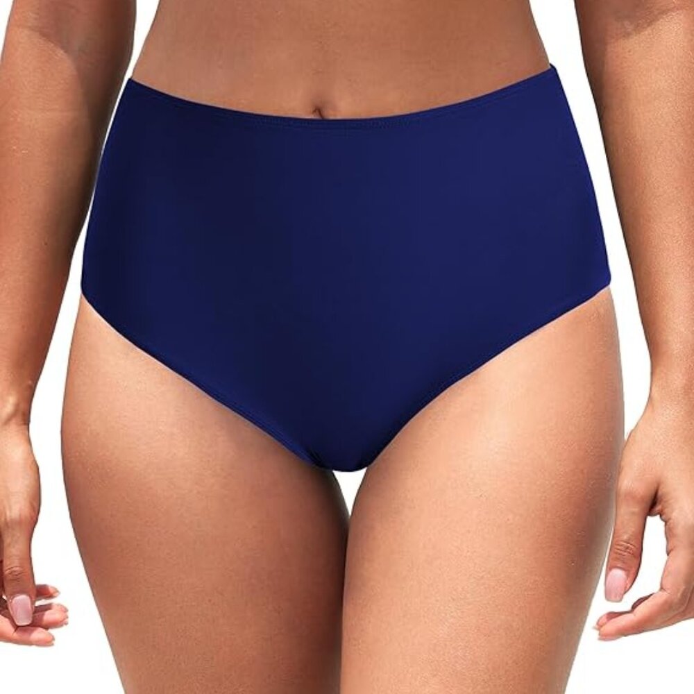 Amazon Essentials Navy High Waisted Swim bottoms 4X - New in Package
